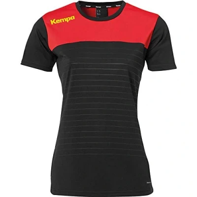 Abbildung von Kempa Fussball Teamsport Emotion 2.0 Sport Tshirt, Damen, Größe: XXL, Schwarz/rot/gelb