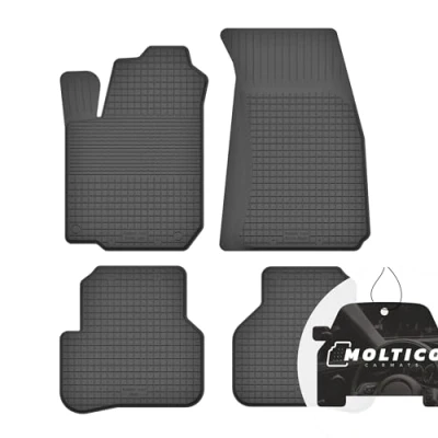 Abbildung von Gummimatten mit Rand Auto Fußmatten Gummi Automatten Passgenau 4 teilig Set passend für Lancia Delta III 2008 2014