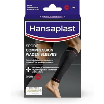 Abbildung von Hansaplast Sport Compression Wear Waden Sleeves Gr S/M