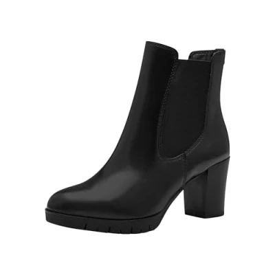 Abbildung von Tamaris Damen Chelsea Blockabsatz bequem; BLACK, EU 40