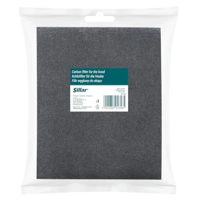 Abbildung von Sillar Filter Dunstabzugshaube Aktivkohle Zuschneidbar 38x56cm Aktiv Kohlefilter für Abzugshaube Dunstabzug Dunstfilter Universal