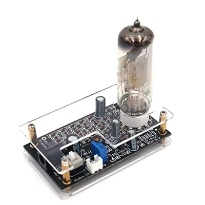Abbildung von Fasizi Magic Eye 6E2 EM87 Röhrenvorverstärker Audiopegelanzeige VU Meter, Musikspektrum