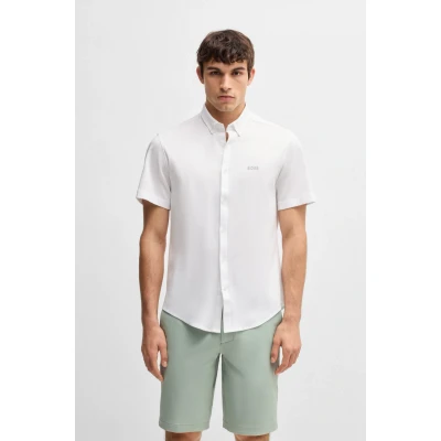 Abbildung von BOSS Motion Hemd, Herren, Größe: 4XL, White