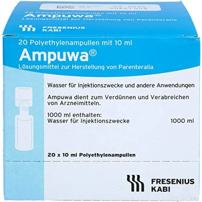 Abbildung von Ampuwa Plastikampullen Injektions /infus 20X10 ml