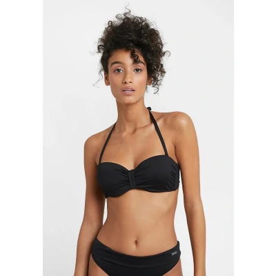 Abbildung von Bench WIRE Bandeau Bikinitop, Damen, Größe: 44xE, Black solid