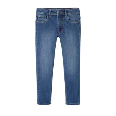 Abbildung von Vertbaudet Die „Unverwüstliche“, robuste Jungen Jeans, Slim Fit Blue Stone 158/164