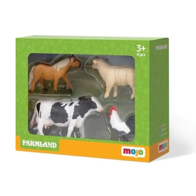 Abbildung von Mojo Farmland Bauernhoftiere 4 Teile