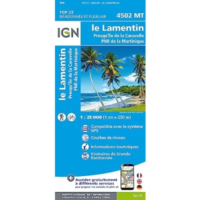 Abbildung von 4502MT Le Lamentin presqu&#039;île de la caravelle: Parc National Martinique (TOP 25)