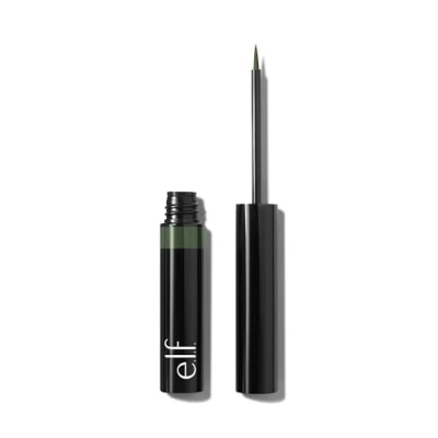 Abbildung von e.l.f. H2O Proof Inkwell Eyeliner Pen, Hochpigmentierter, Wasserfester Flüssig Mit Mattem Finish, Vegan &amp; Tierversuchsfrei, Dark Envy