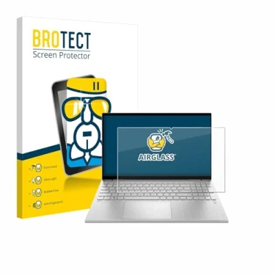 Abbildung von BROTECT Schutzglas für HP Pavilion x360 Convertible 15 er0203ng Schutzfolie Panzer Folie Glas [Extrem Kratzfest 9H, Anti Fingerprint,