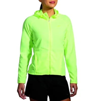 Abbildung von Brooks Canopy Laufjacke, Damen, Größe: 36, Lt lime