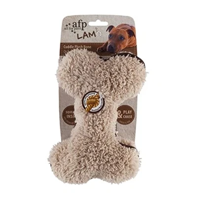 Abbildung von All For Paws Lamswool Plschknochen Hundespielzeug 23x15x6 cm Sor...