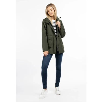 Abbildung von DREIMASTER Maritim Damen Übergangsjacke M / Militäroliv 100% Polyester (recycelt)