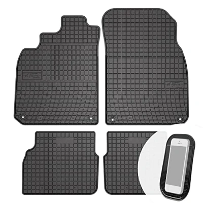 Abbildung von Gummimatten Auto Fußmatten Gummi Automatten Passgenau 4 teilig Set passend für Saab 9 3 II 2002 2011