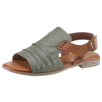 Abbildung von Mustang Riemensandalette, Damen, Größe: 37, Grün Schuhe