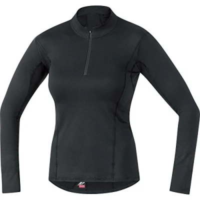 Abbildung von GORE WEAR Damen M Base Layer Thermo Stehkragenshirt Shirt, Schwarz, 42 EU