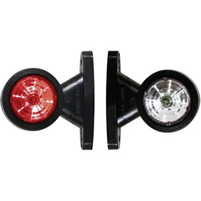 Abbildung von FRISTOM FT 009 A LED Begrenzungsleuchte 12, 24V weiß, Rot links, rechts