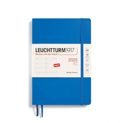 Abbildung von LEUCHTTURM1917 370790 Wochenkalender Medium (A5) 2025, Softcover, Sky, Englisch