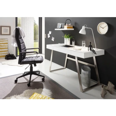 Abbildung von MCA furniture Schreibtisch &quot;Aspen&quot;, weiß matt,Schubladen mit push to open, Breite 140 cm