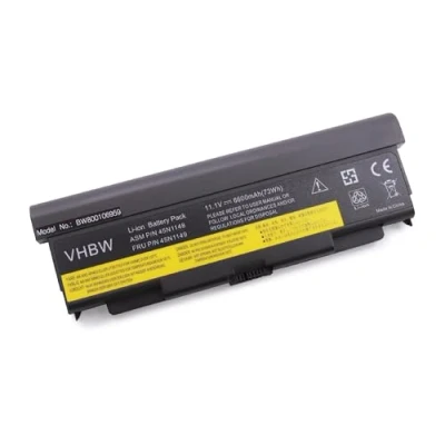Abbildung von vhbw 1x Akku kompatibel mit Lenovo ThinkPad T540p (20BFS07000), (20BFS06X00) Notebook (6600 mAh, 11,1 V, Li Ion)