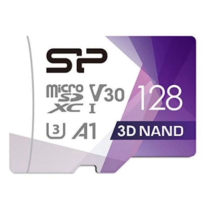 Abbildung von Silicon Power (FBE SU128GBSTXDU3V20EU) MicroSDXC UHS 3 Speicherkarte (128 GB)