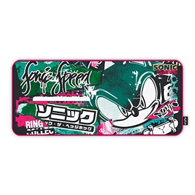 Abbildung von Energy Sistem Gaming Mouse Pad ESG Sonic Graffiti (XXL Größe, rutschfest, verstärkte Nähte)
