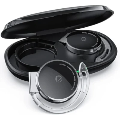 Abbildung von On Ear Kopfhörer Bluetooth 5.3, Open Kabellos Bluetooth, Clip Sport Headse mit 4 Mikrofon, Comfort Fit Ohrhaken Ohrhörer