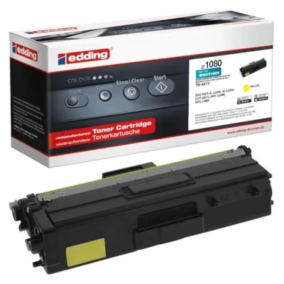 Abbildung von edding Toner EDD 1080 gelb kompatibel zu brother TN 421Y