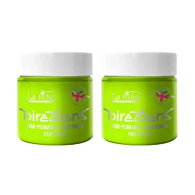 Abbildung von La Riche Directions Semipermanente Haarfarbe 100 ml Dose 2er Pack (Fluorescent Green)