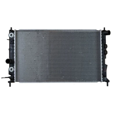 Abbildung von NRF 50219 Kühler, Motorkühlung Aluminium 617 372 22 mit Anbauteilen Kühlrippen gelötet OPEL: Vectra B Limousine, CC, A CC
