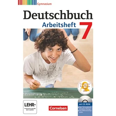 Abbildung von Deutschbuch Gymnasium Allgemeine Ausgabe 7. Schuljahr: Arbeitsheft mit Lösungen und Übungs CD ROM