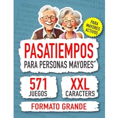 Abbildung von Pasatiempos para Personas Mayores: Mejora tu Mente con 571 Desafiantes Juegos.