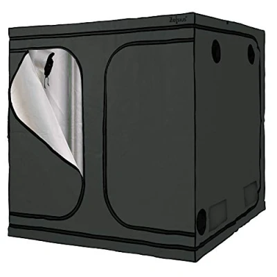 Abbildung von Zelsius Gewächshaus Grow Tent 200 x cm grau/schwarz Pflanzenzucht Indoor