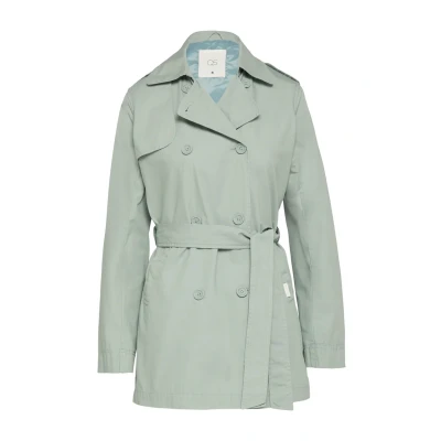 Abbildung von QS MIT GÜRTEL Übergangsjacke, Damen, Größe: Medium, Salbeigrün