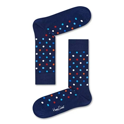 Abbildung von Happy Socks Unisex Dot Sock, Multicolour (Multicolour 600), 41 46