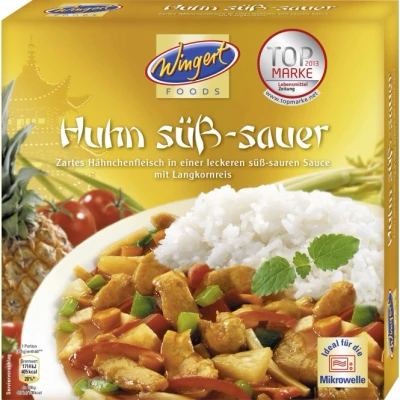 Abbildung von Wingert Foods Huhn süß sauer
