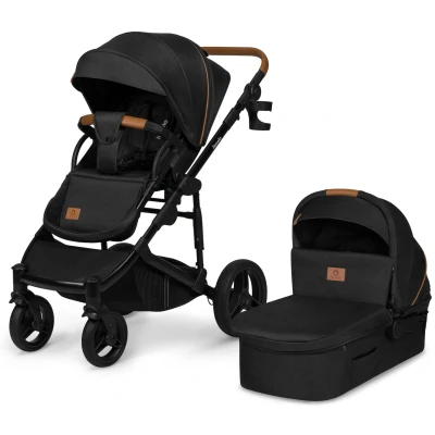 Abbildung von Lionelo MARI TOUR 2 in 1 Kombikinderwagen, Black Onyx