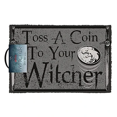 Abbildung von Pyramid Fußmatte, Motiv The Witcher Toss a Coin