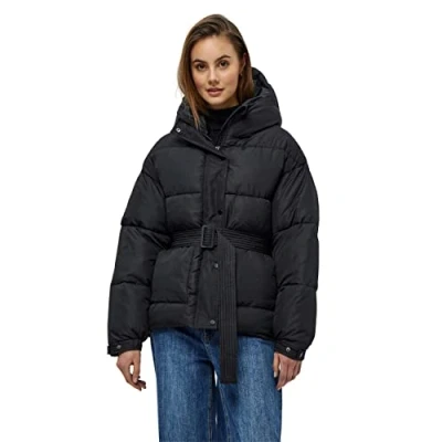 Abbildung von DESIRES Damen Kimber Puffer Jacke Schwarz Xs