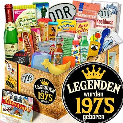 Abbildung von Legenden 1975 / Geschenkpaket Ost/Ideen Geburtstagsgeschenk Freund