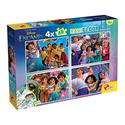 Abbildung von Lisciani DISNEY Encanto Puzzle Maxifloor 4 X 48 Für Kinder ab 3 Jahren Maxi Puzzleboden mit Motiven à Teilen Unterhaltsamer Spielspaß Hergestellt in Italien