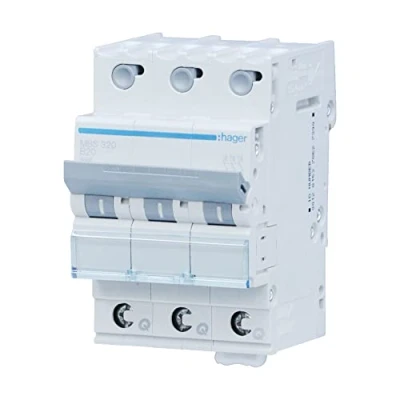 Abbildung von Busch Jaeger MBS320 LS Schalter 3P 6kA B 20A QC Quick Connect 1M