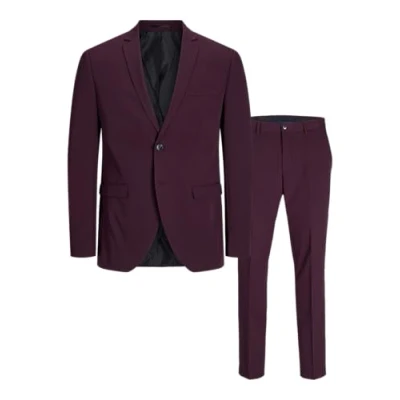 Abbildung von JACK &amp; JONES Herren Jprcosta Suit Anzug, Winetasting/Fit:super Slim Fit, 50