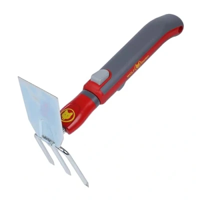 Abbildung von WOLF Garten LN M/ZM 015, Drücken &amp; ziehen, Trapez, Edelstahl, Grey,Red, 7 cm