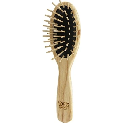 Abbildung von Tek Small Oval Hair Brush With Short Wooden Pins