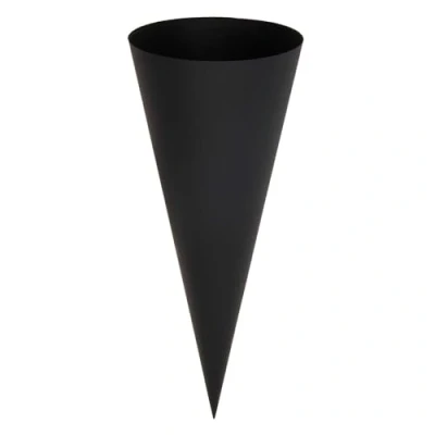 Abbildung von CREATIV DISCOUNT Schultüten Rohling rund geklebt, 70 cm, Schwarz