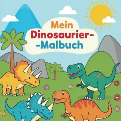 Abbildung von Dinosaurier Malbuch: Das Dino Malbuch für Kinder ab 2 Jahren