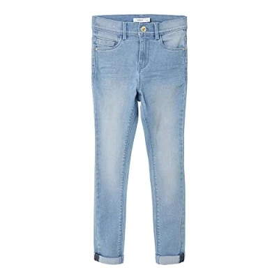 Abbildung von Name it Nkfpolly PANT Jeans Skinny Fit für Kinder, Größe: 158, Light blue denim