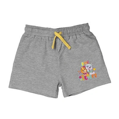 Abbildung von Paw Patrol Shorts für Mädchen Skye &amp; Everest One Team Kinder Kurze Hose Hotpants Grau (98 104)