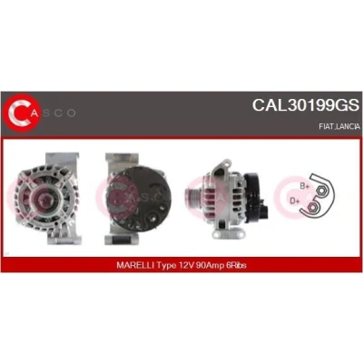 Abbildung von CASCO CAL15035GS Lichtmaschine 12V 150A FORD: MONDEO 4 Turnier, FOCUS 3 KUGA 2, VOLVO: V60 I, V70 3, S60 II